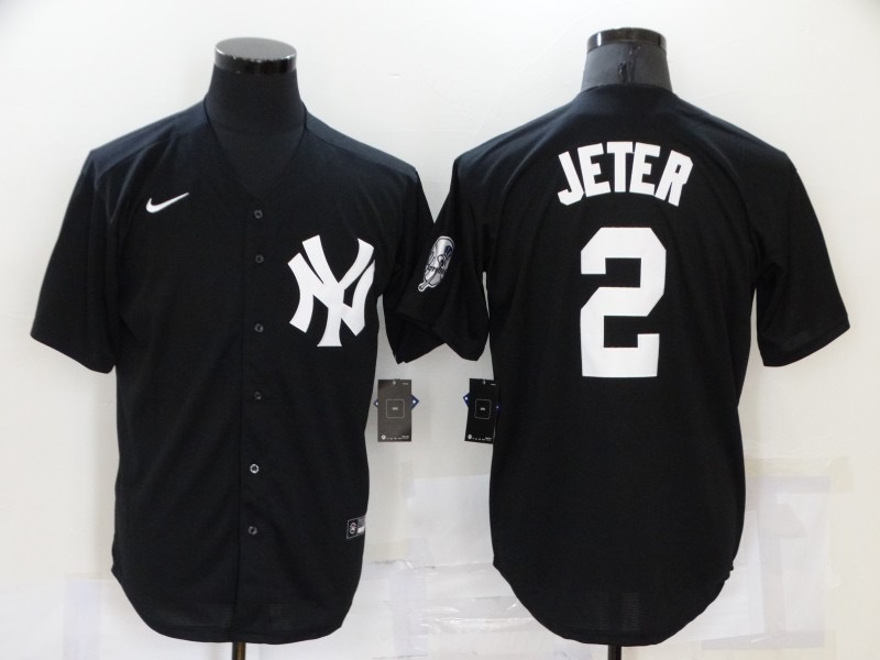 黑色横排 (1)015 MLBJE2601-02-015 New York Yankees Baseball Jersey 015 USD16.98 - Image 1