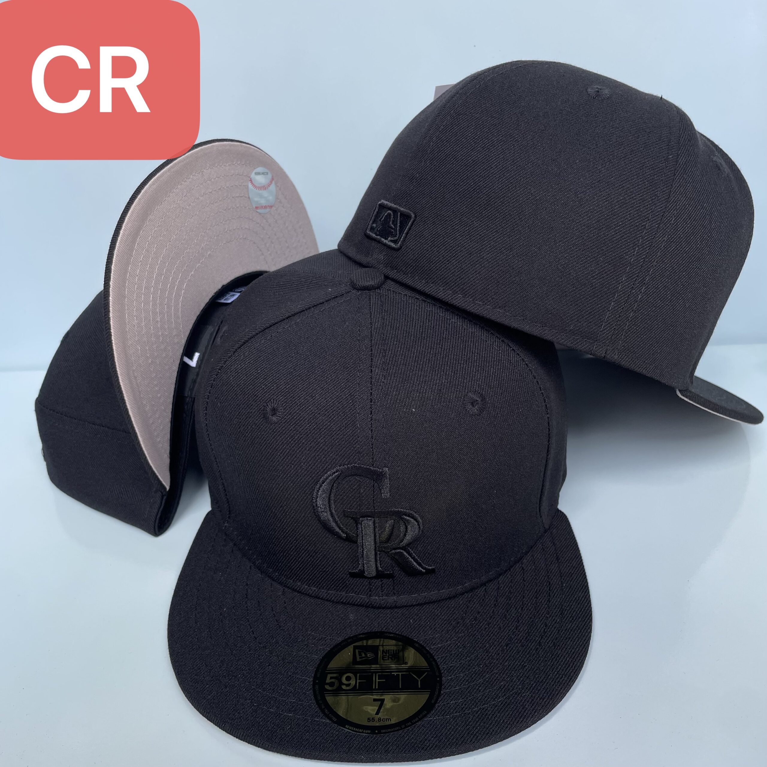100 Colorado Rockies CCAA2601-29-100 AA Classic Fitted Cap 100 USD8.48 - Image 1