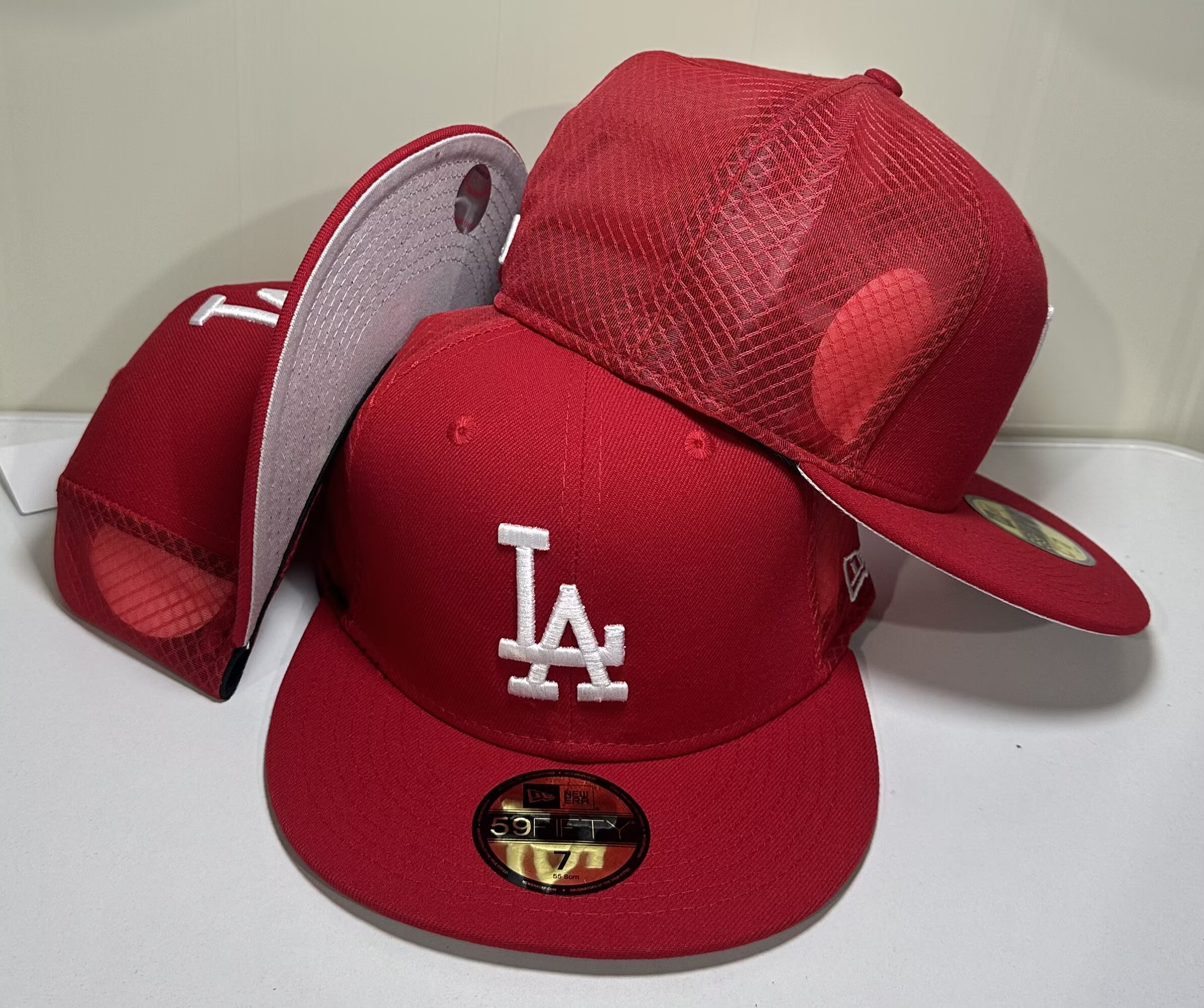 163 Los Angeles Dodgers CCAA2601-02-163 AA Classic Fitted Cap 163 USD8.48 - Image 1