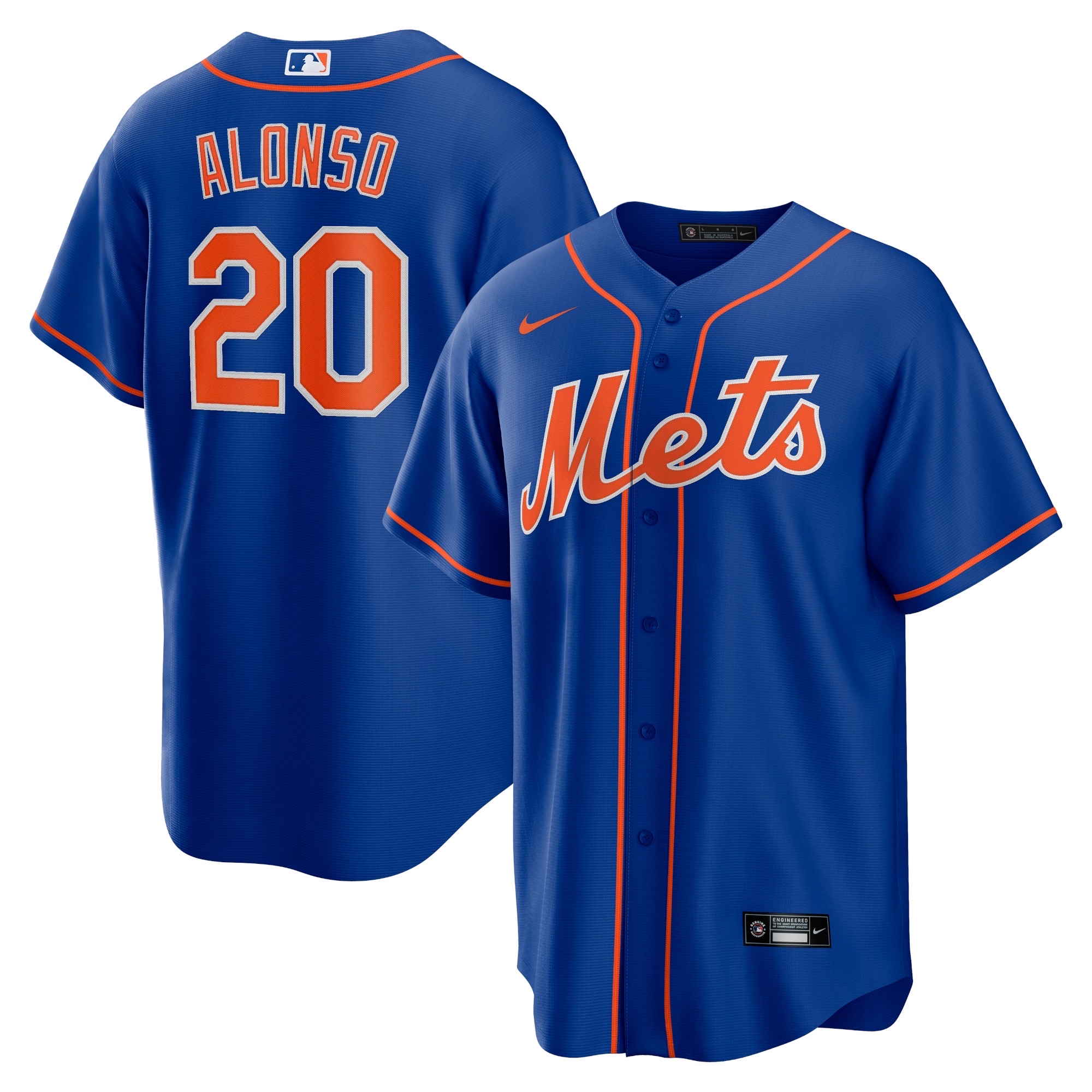 前后海军兰 (6)029 MLBJE2601-09-029 New York Mets Baseball Jersey 029 USD16.98 - Image 1