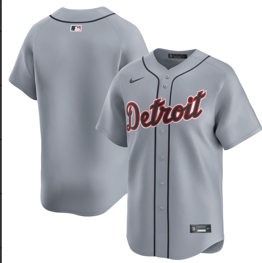 前后灰色 (1)024 MLBJE2601-11-024 Detroit Tigers Baseball Jersey 024 USD16.98 - Image 1