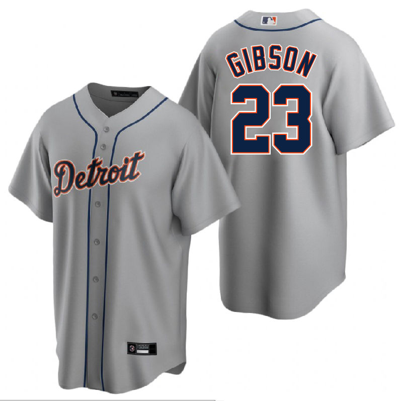 前后灰色 (2)025 MLBJE2601-11-025 Detroit Tigers Baseball Jersey 025 USD16.98 - Image 1