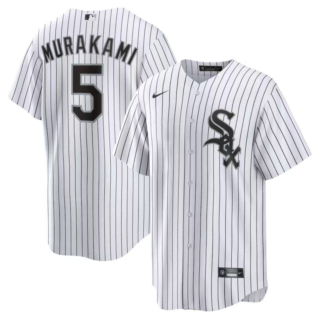 前后白色 (1)012 MLBJE2601-12-012 Chicago White Sox Baseball Jersey 012 USD16.98 - Image 1