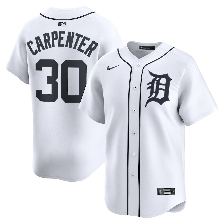 前后白色 (1)013 MLBJE2601-11-013 Detroit Tigers Baseball Jersey 013 USD16.98 - Image 1