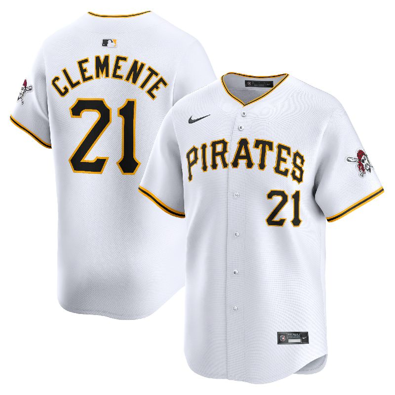 前后白色 (1)022 MLBJE2601-10-022 Pittsburgh Pirates Baseball Jersey 022 USD16.98 - Image 1