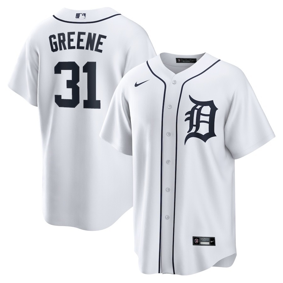 前后白色 (2)015 MLBJE2601-11-015 Detroit Tigers Baseball Jersey 015 USD16.98 - Image 1