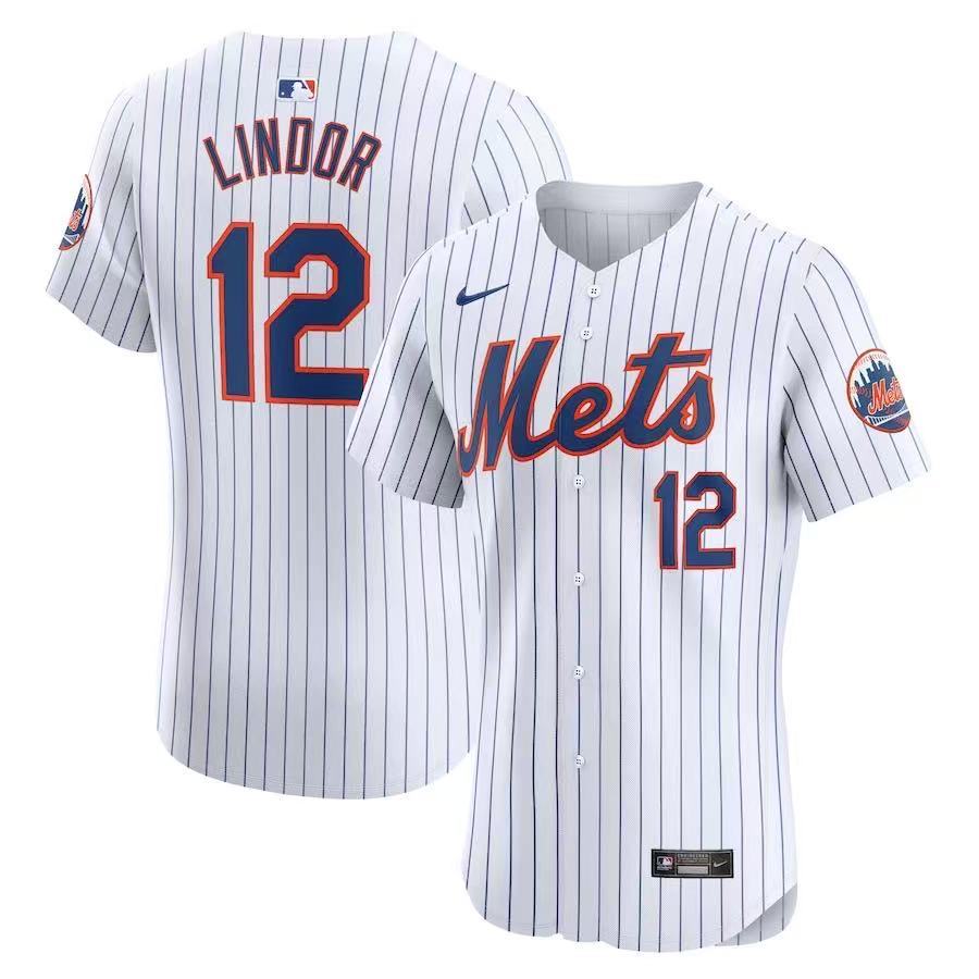 前后白色 (2)016 MLBJE2601-09-016 New York Mets Baseball Jersey 016 USD16.98 - Image 1