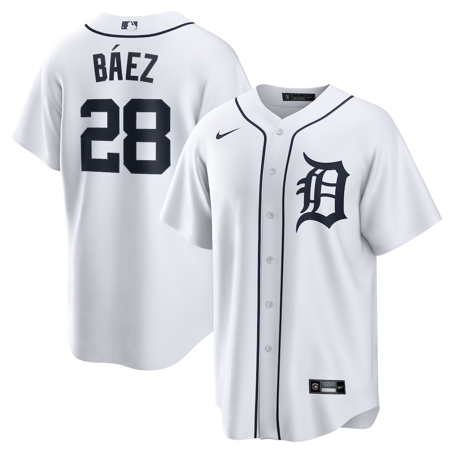 前后白色 (3)016 MLBJE2601-11-016 Detroit Tigers Baseball Jersey 016 USD16.98 - Image 1