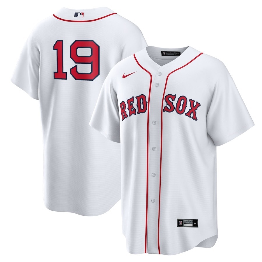 前后白色 (5)014 MLBJE2601-07-014 Boston Red Sox Baseball Jersey 014 USD16.98 - Image 1