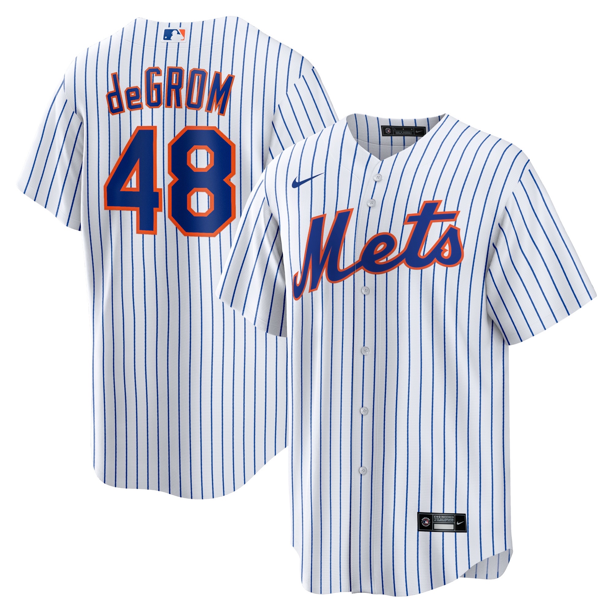 前后白色 (5)019 MLBJE2601-09-019 New York Mets Baseball Jersey 019 USD16.98 - Image 1