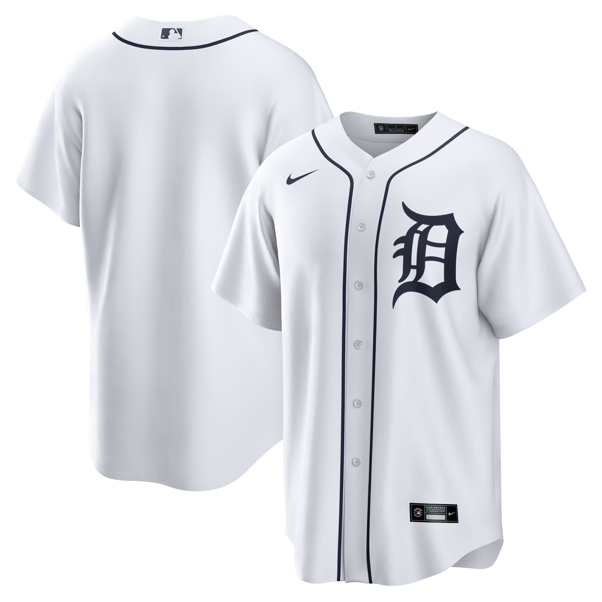 前后白色 (7)020 MLBJE2601-11-020 Detroit Tigers Baseball Jersey 020 USD16.98 - Image 1