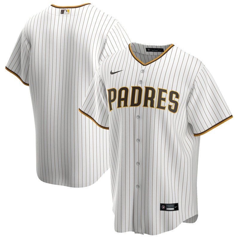前后白色1 (1)020 MLBJE2601-08-020 San Diego Padres Baseball Jersey 020 USD16.98 - Image 1