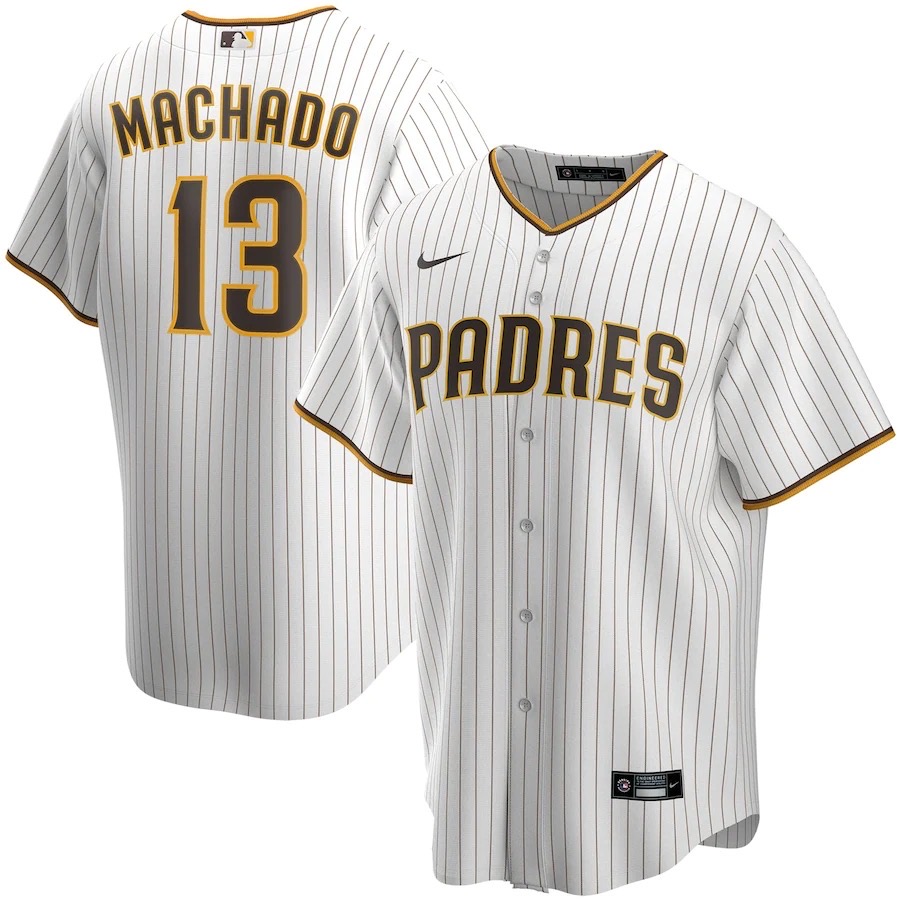 前后白色1 (5)022 MLBJE2601-08-022 San Diego Padres Baseball Jersey 022 USD16.98 - Image 1
