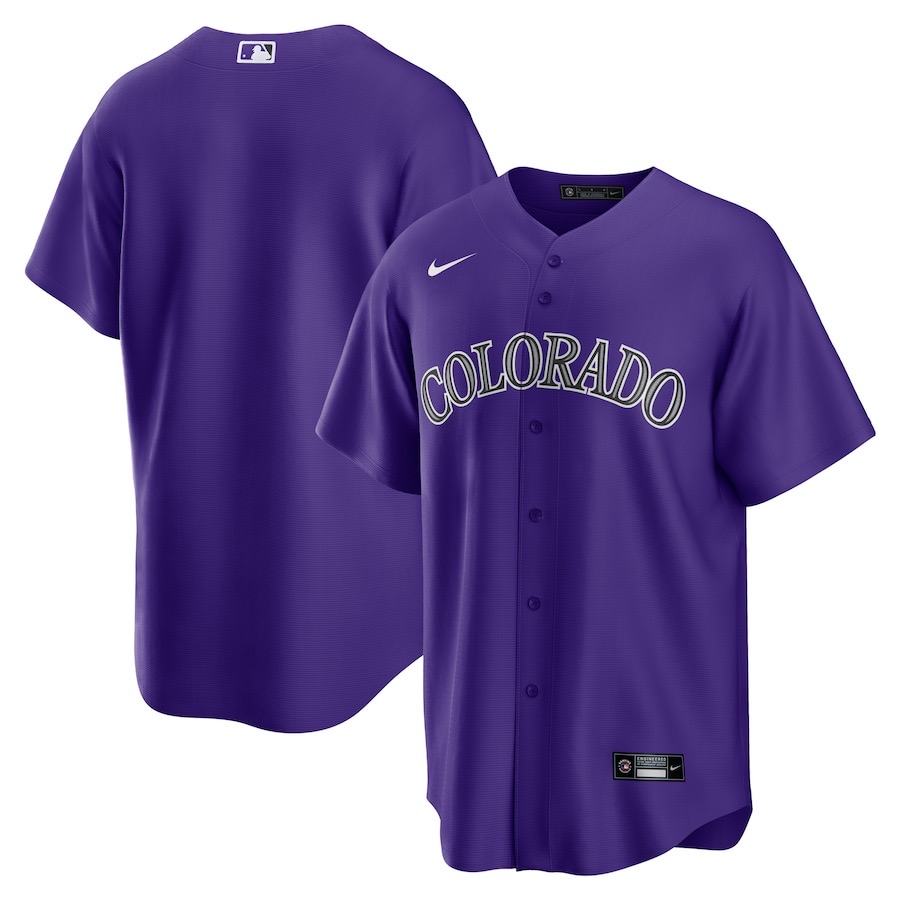 前后紫004 MLBJE2601-29-004 Colorado Rockies Baseball Jersey 004 USD16.98 - Image 1