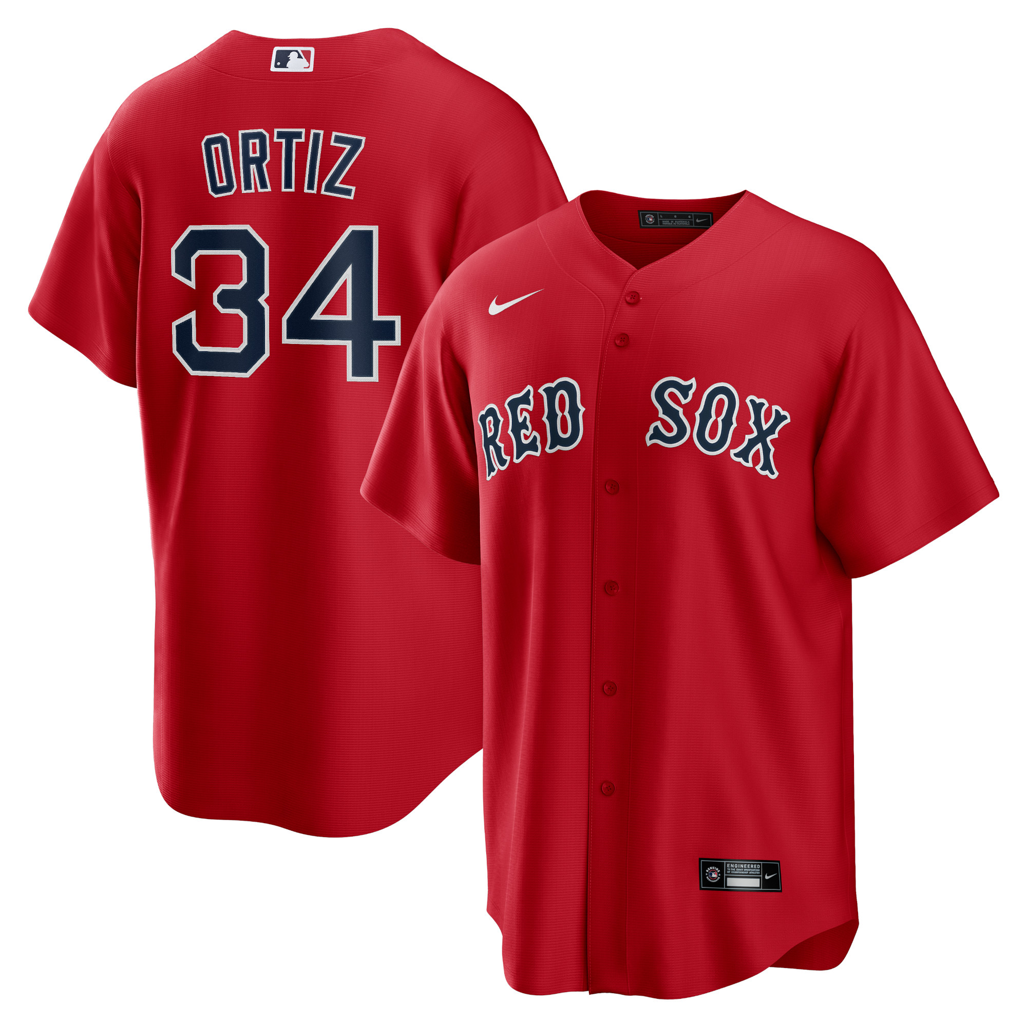 前后红色 (2)022 MLBJE2601-07-022 Boston Red Sox Baseball Jersey 022 USD16.98 - Image 1