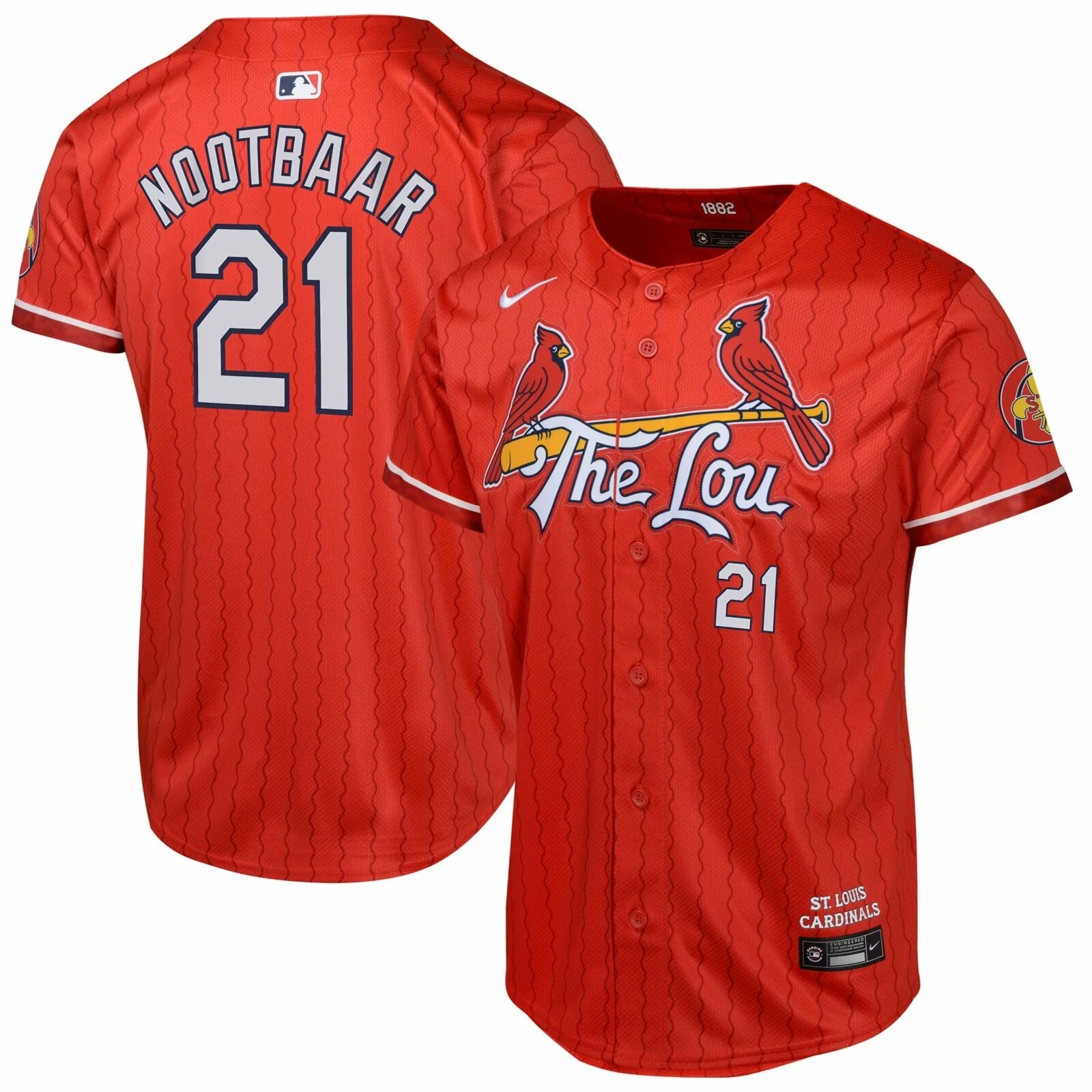 前后红色 (5)015 MLBJE2601-14-015 St. Louis Cardinals Baseball Jersey 015 USD16.98 - Image 1