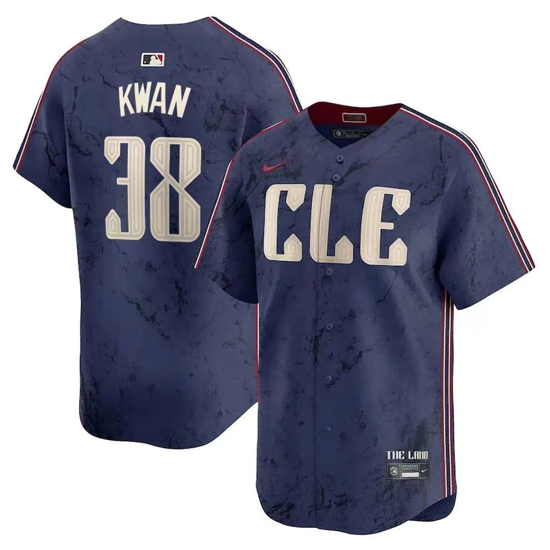 前后蓝色 (1)009 MLBJE2601-30-009 Cleveland Guardians Baseball Jersey 009 USD16.98 - Image 1