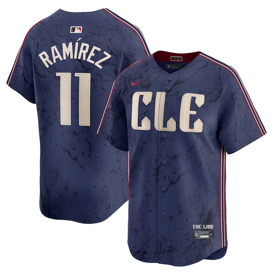 前后蓝色 (2)010 MLBJE2601-30-010 Cleveland Guardians Baseball Jersey 010 USD16.98 - Image 1