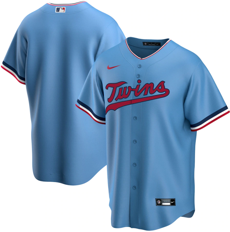 前后蓝色004 MLBJE2601-23-004 Minnesota Twins Baseball Jersey 004 USD16.98 - Image 1