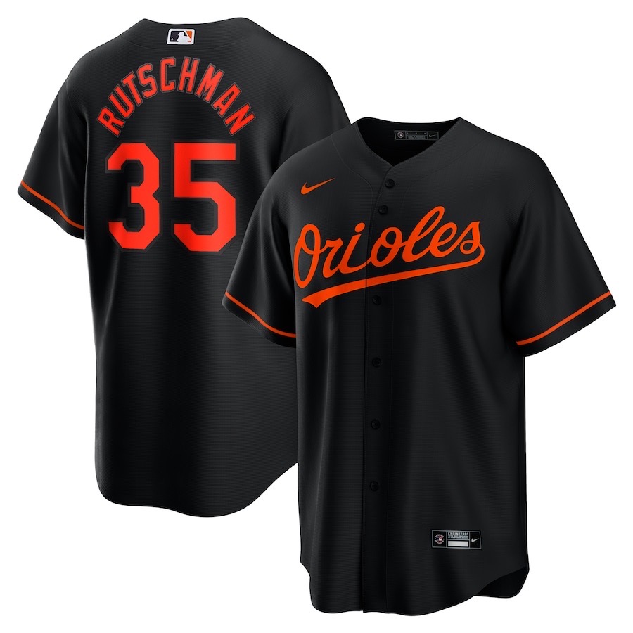 前后黑色 (1)017 MLBJE2601-27-017 Baltimore Orioles Baseball Jersey 017 USD16.98 - Image 1