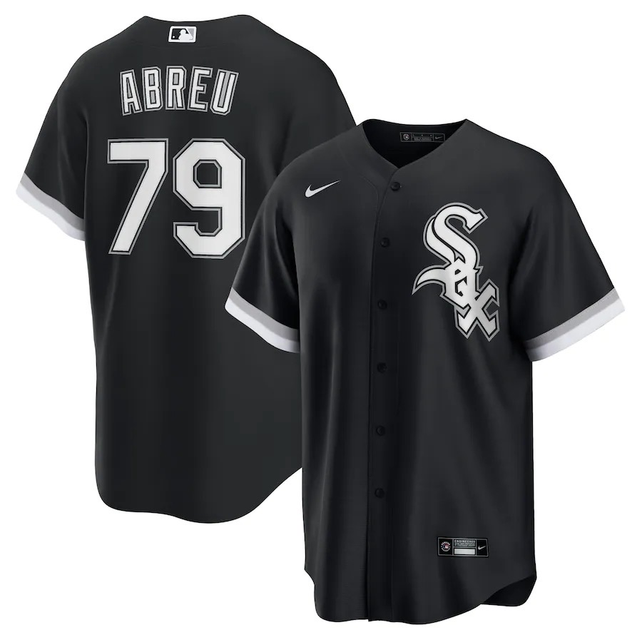 前后黑色 (2)018 MLBJE2601-12-018 Chicago White Sox Baseball Jersey 018 USD16.98 - Image 1