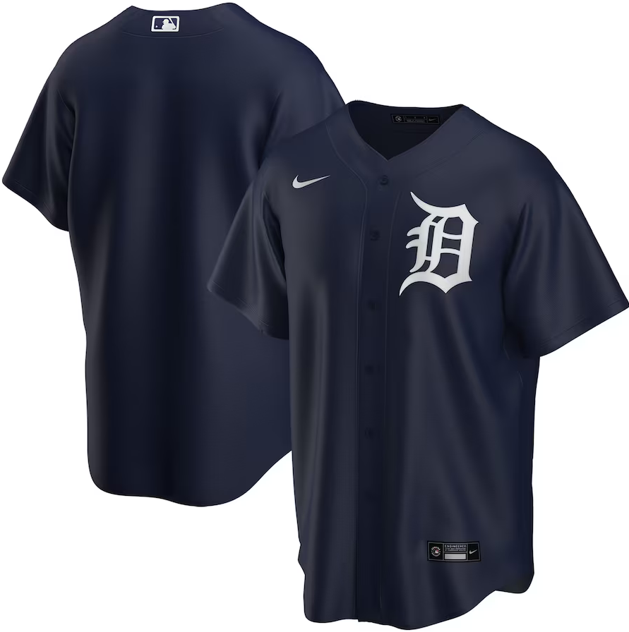 前后黑色 (2)022 MLBJE2601-11-022 Detroit Tigers Baseball Jersey 022 USD16.98 - Image 1