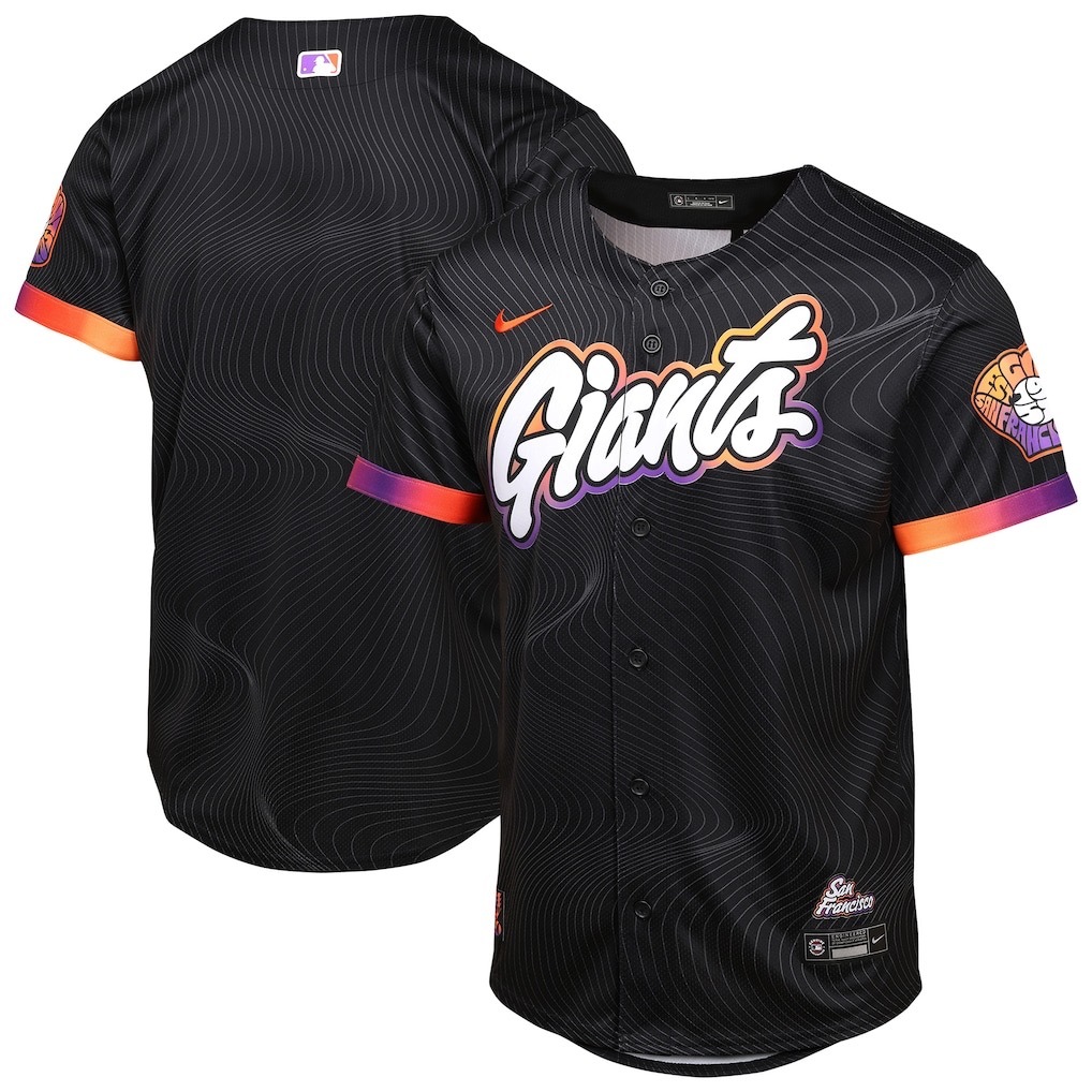前后黑色 (3)017 MLBJE2601-13-017 San Francisco Giants Baseball Jersey 017 USD16.98 - Image 1