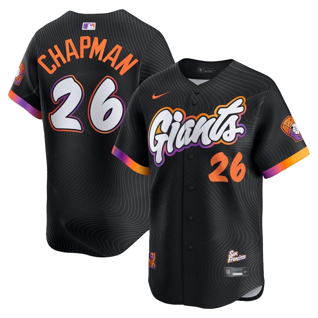 前后黑色 (4)018 MLBJE2601-13-018 San Francisco Giants Baseball Jersey 018 USD16.98 - Image 1