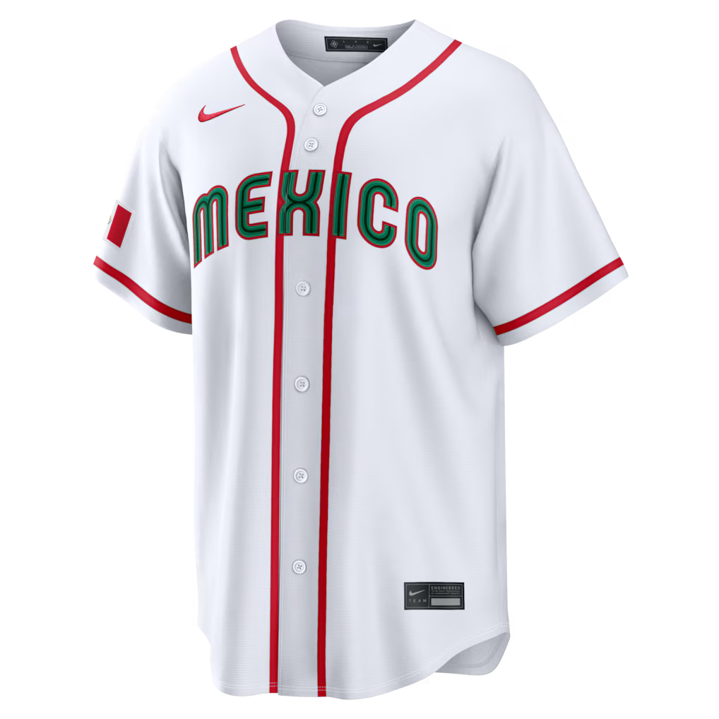 墨西哥白色空白008 MLBJE2601-31-008 2026 WBC Baseball Jersey 008 USD16.98 - Image 1