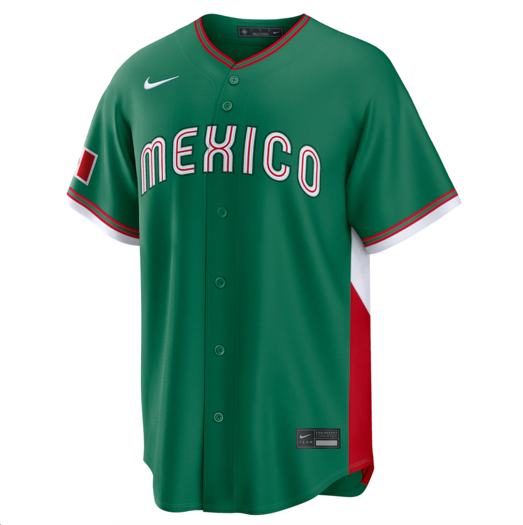 墨西哥绿色空白010 MLBJE2601-31-010 2026 WBC Baseball Jersey 010 USD16.98 - Image 1