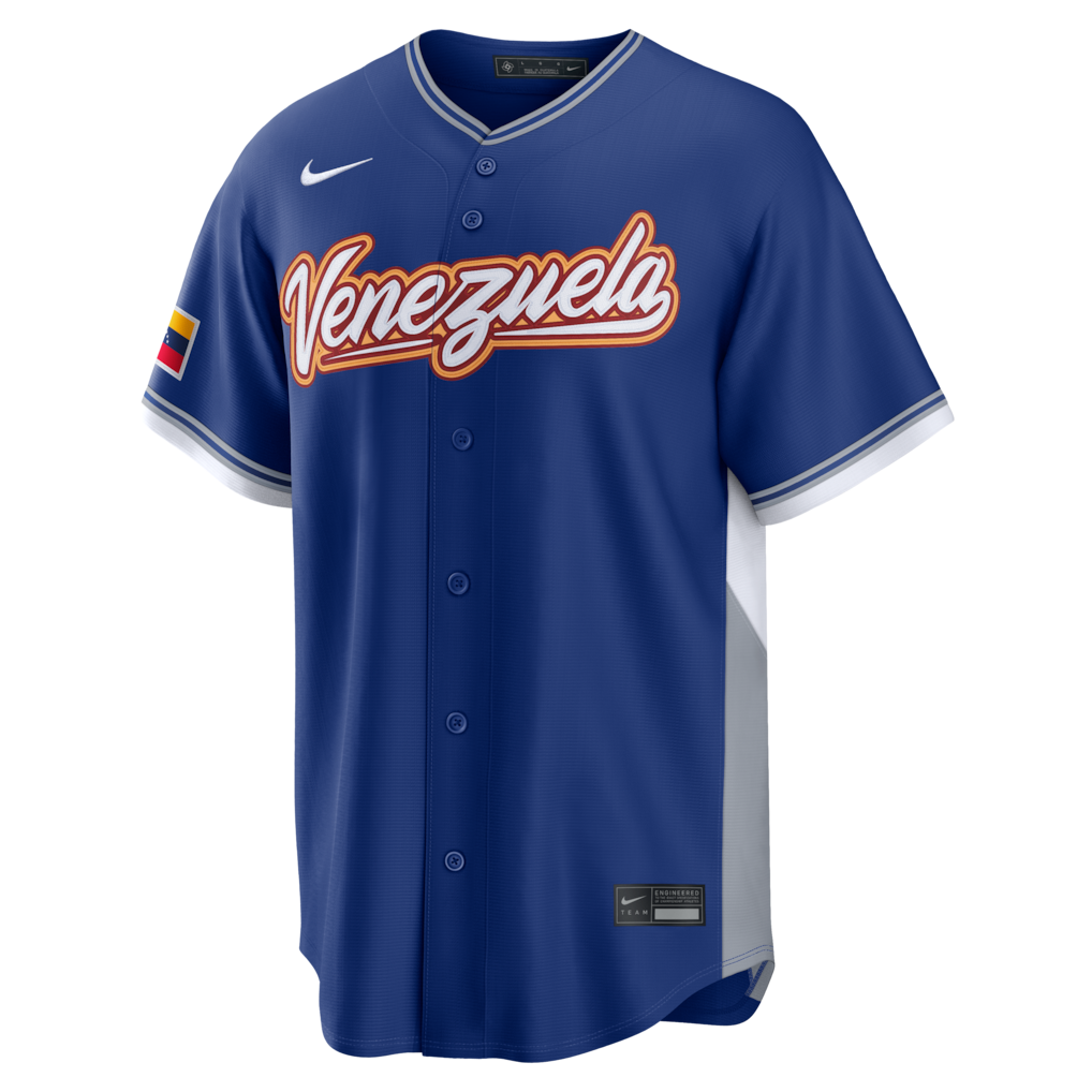 委内瑞拉蓝色空白014 MLBJE2601-31-014 2026 WBC Baseball Jersey 014 USD16.98 - Image 1