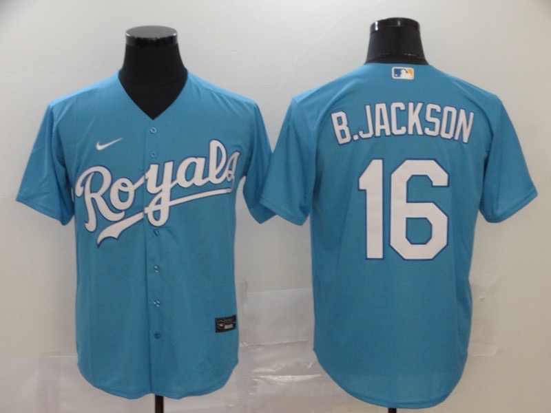 并排浅兰1 (2)006 MLBJE2601-26-006 Kansas City Royals Baseball Jersey 006 USD16.98 - Image 1