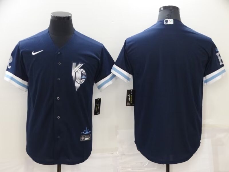 并排浅兰3 (009) MLBJE2601-26-009 Kansas City Royals Baseball Jersey 009 USD16.98 - Image 1