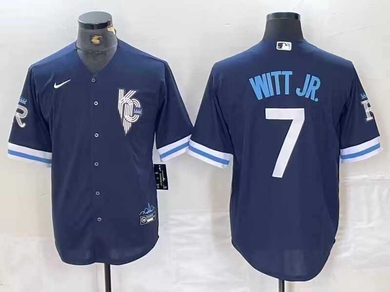 并排浅兰3 (1)010 MLBJE2601-26-010 Kansas City Royals Baseball Jersey 010 USD16.98 - Image 1