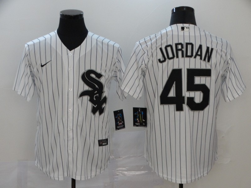 并排白色 (2)002 MLBJE2601-12-002 Chicago White Sox Baseball Jersey 002 USD16.98 - Image 1