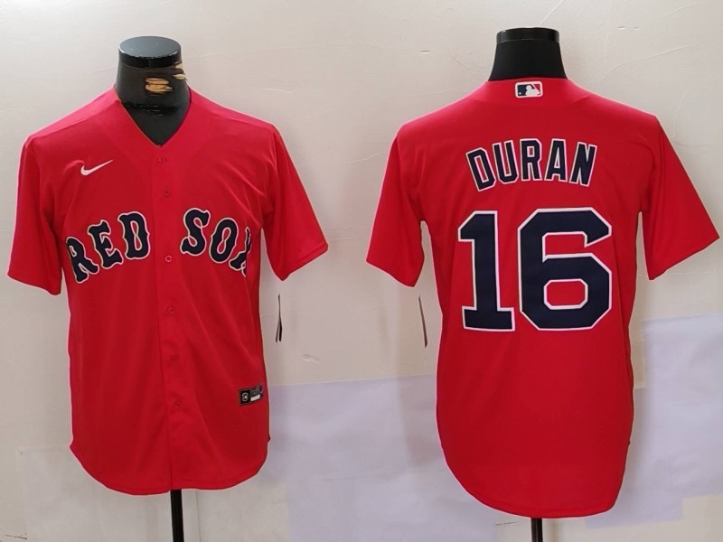 并排红色 (1)005 MLBJE2601-07-005 Boston Red Sox Baseball Jersey 005 USD16.98 - Image 1