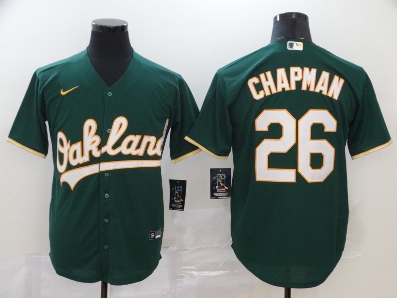 并排绿色002 MLBJE2601-25-002 Oakland Athletics Baseball Jersey 002 USD16.98 - Image 1