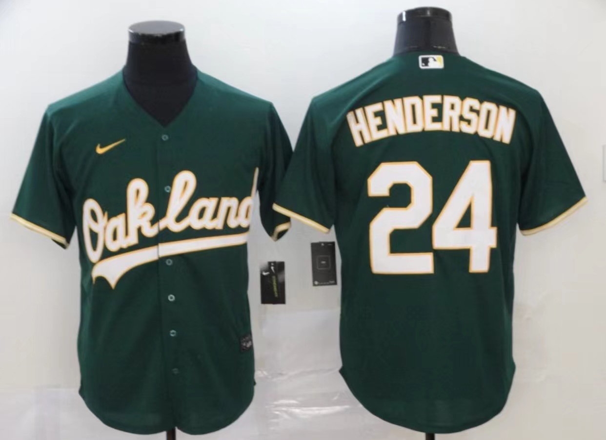 并排绿色003 MLBJE2601-25-003 Oakland Athletics Baseball Jersey 003 USD16.98 - Image 1