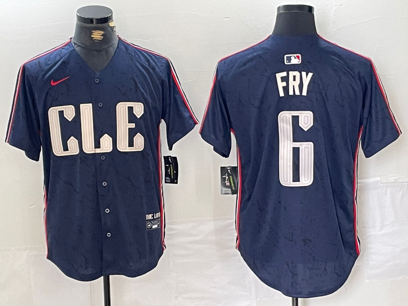 并排蓝色 (1) MLBJE2601-30-001 Cleveland Guardians Baseball Jersey 001 USD16.98 - Image 1