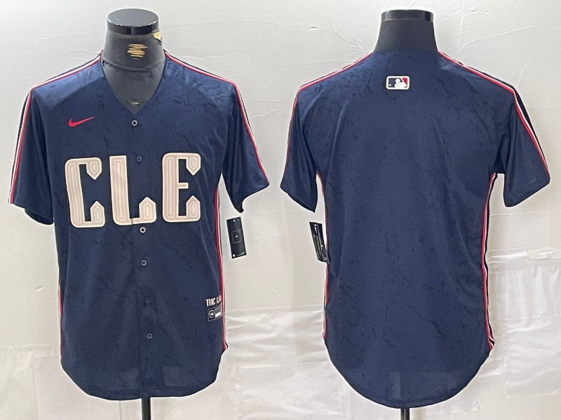 并排蓝色 (3)003 MLBJE2601-30-003 Cleveland Guardians Baseball Jersey 003 USD16.98 - Image 1