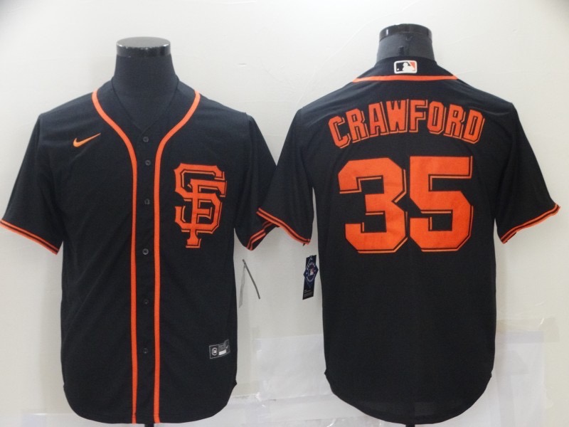 并排黑色 (2)002 MLBJE2601-13-002 San Francisco Giants Baseball Jersey 002 USD16.98 - Image 1