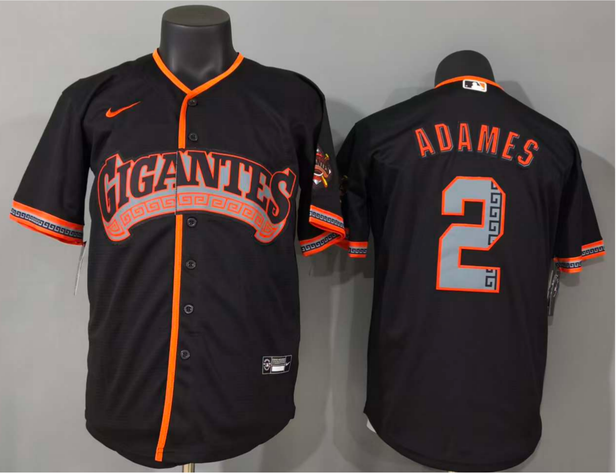 并排黑色2 (1)005 MLBJE2601-13-005 San Francisco Giants Baseball Jersey 005 USD16.98 - Image 1