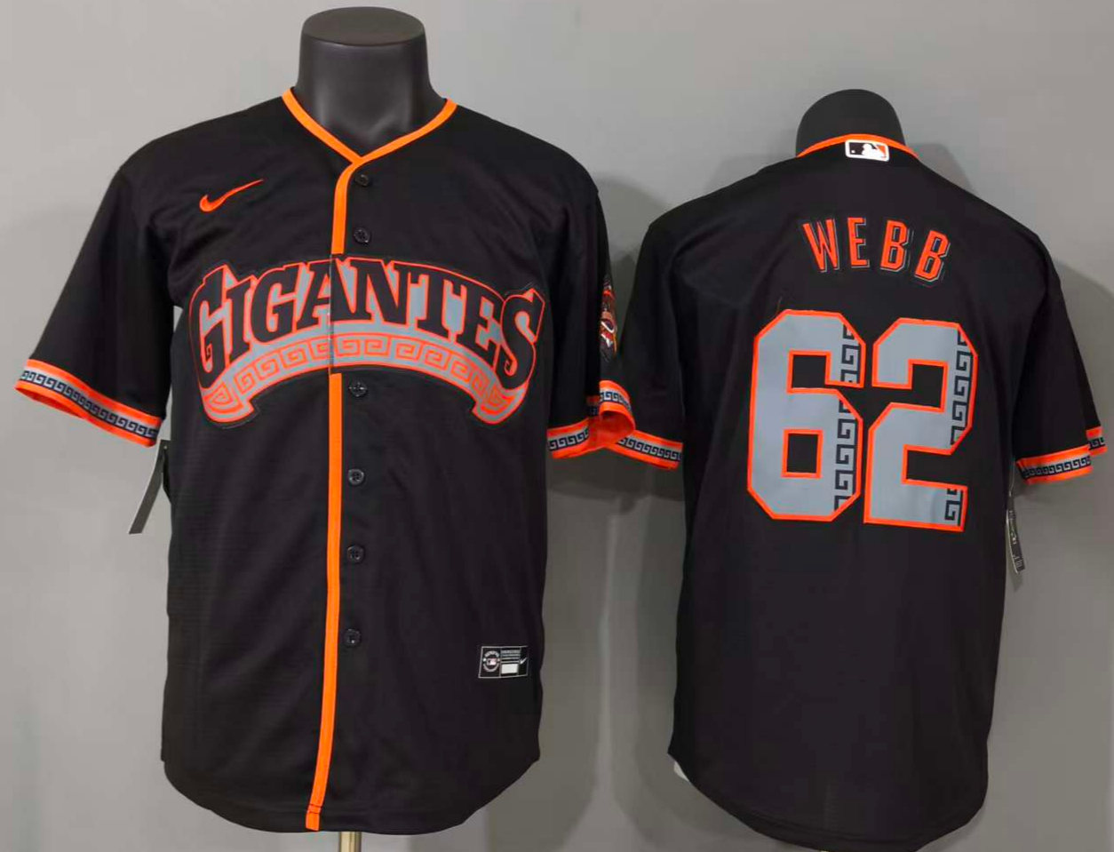 并排黑色2 (2)007 MLBJE2601-13-007 San Francisco Giants Baseball Jersey 007 USD16.98 - Image 1