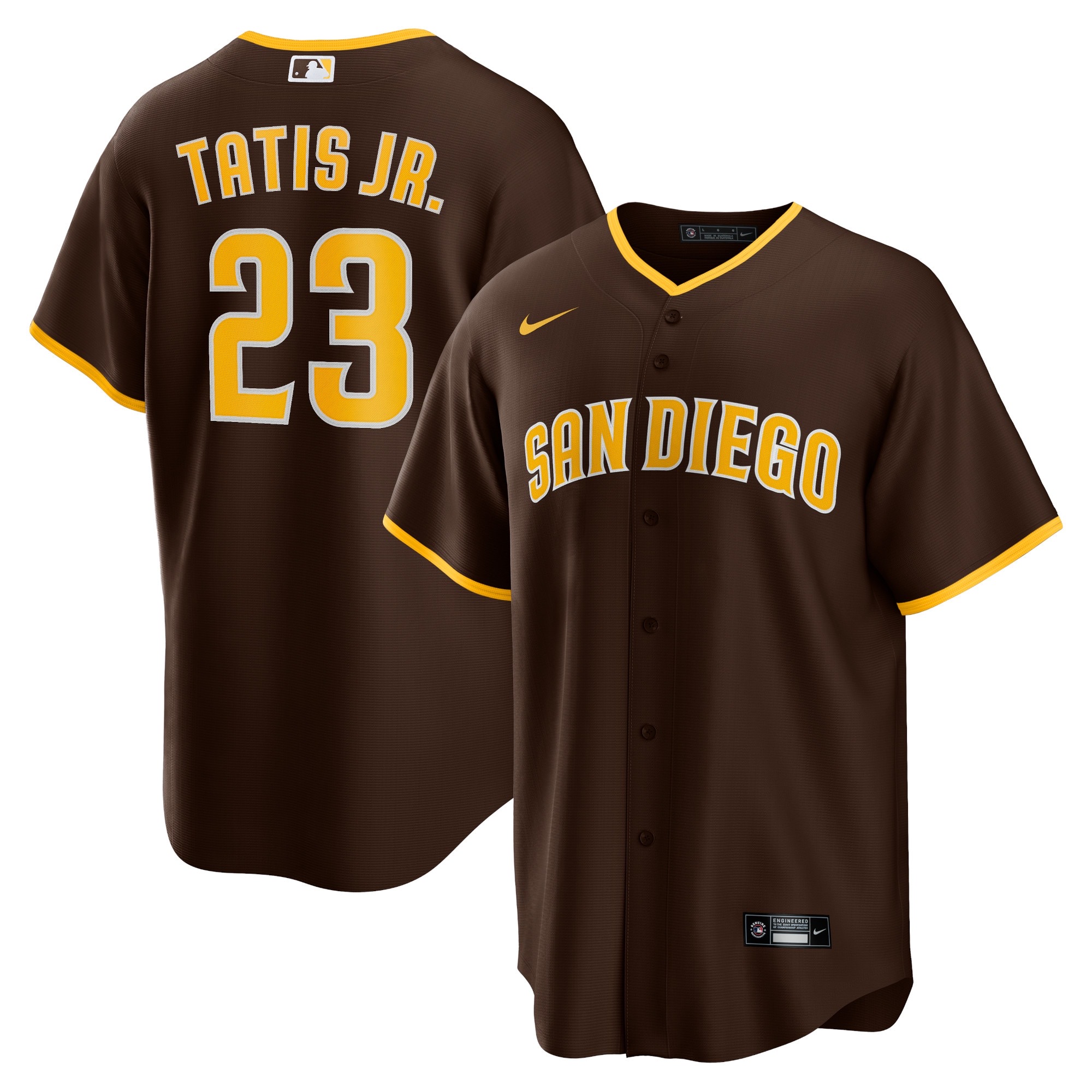 棕色(2)038 MLBJE2601-08-038 San Diego Padres Baseball Jersey 038 USD16.98 - Image 1