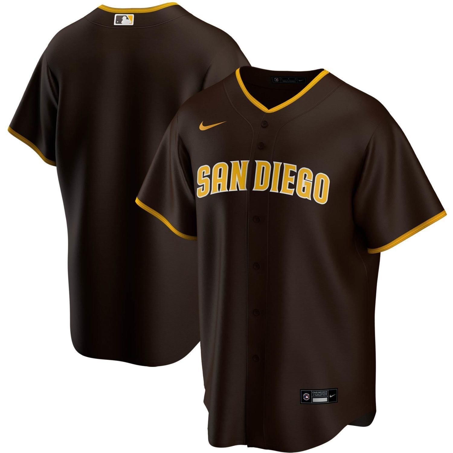 棕色空白版040 MLBJE2601-08-040 San Diego Padres Baseball Jersey 040 USD16.98 - Image 1