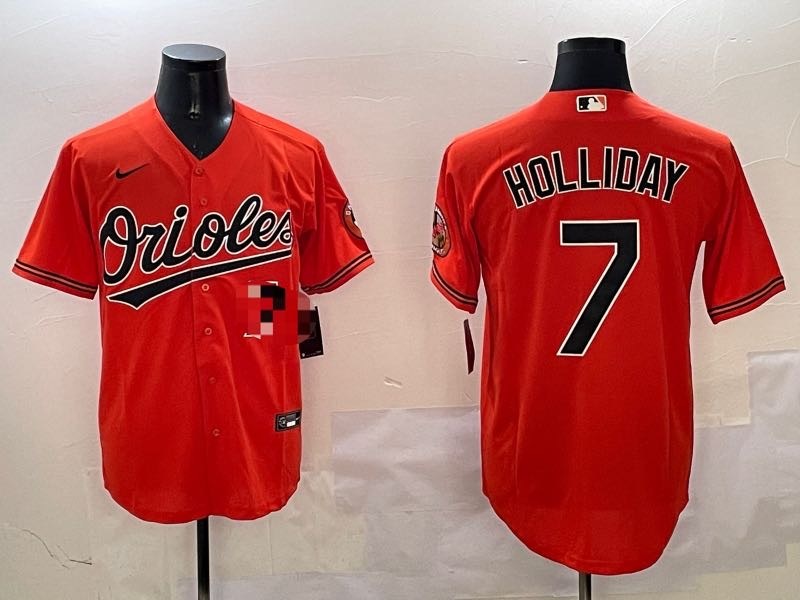 横排红色 (1)010 MLBJE2601-27-010 Baltimore Orioles Baseball Jersey 010 USD16.98 - Image 1