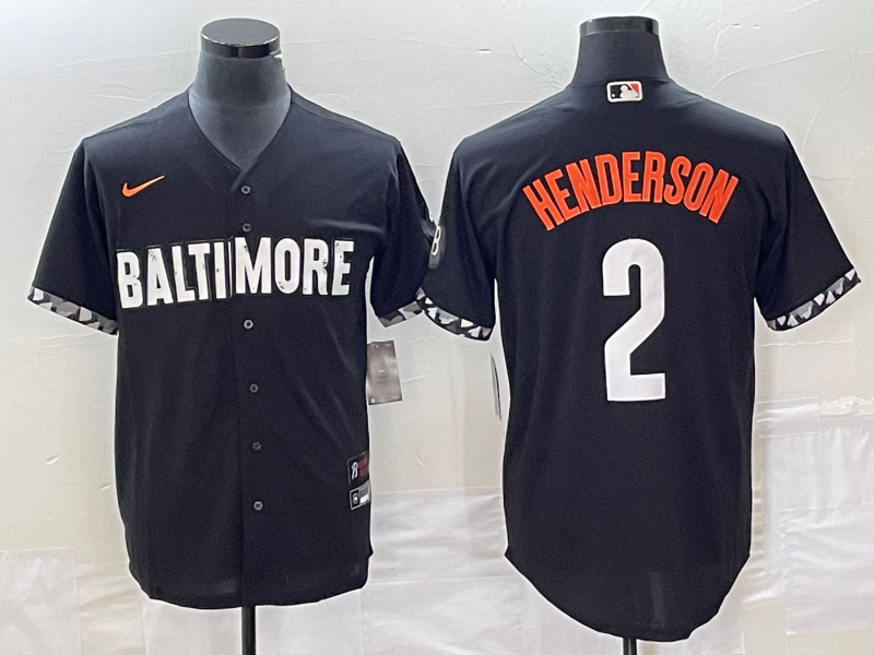横排黑色 (3)006 MLBJE2601-27-006 Baltimore Orioles Baseball Jersey 006 USD16.98 - Image 1