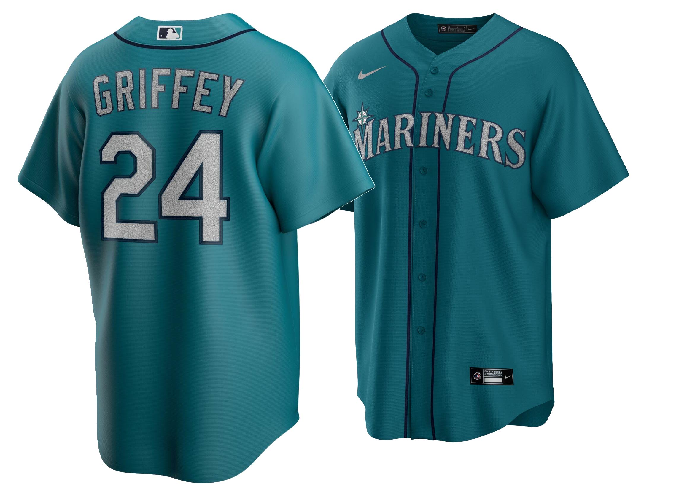 浅绿026 MLBJE2601-15-026 Seattle Mariners Baseball Jersey 026 USD16.98 - Image 1