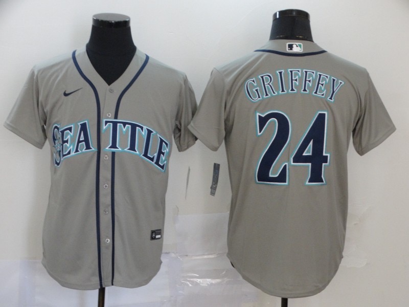灰色005 MLBJE2601-15-005 Seattle Mariners Baseball Jersey 005 USD16.98 - Image 1