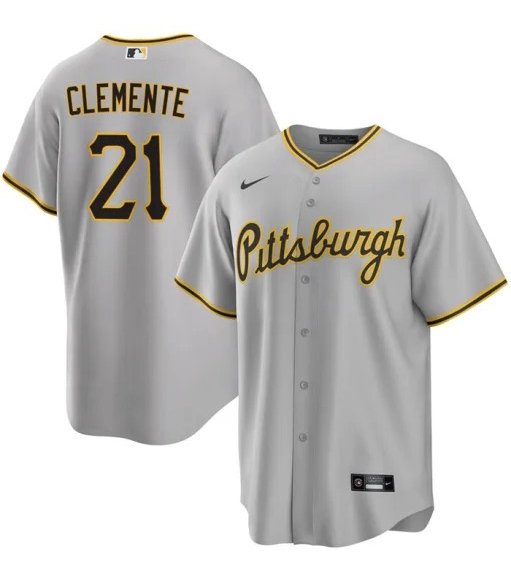 灰色020 MLBJE2601-10-020 Pittsburgh Pirates Baseball Jersey 020 USD16.98 - Image 1